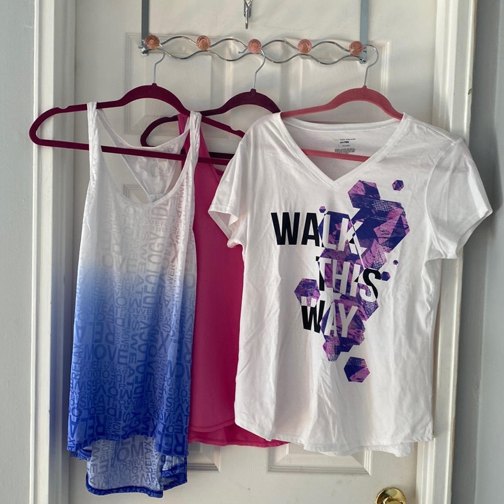 3 new shirts -smoke free home